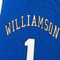 NCAA Duke University No. 1 Zion Williamson Blue Embroidered Jersey