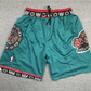 Men's Memphis Grizzlies 1995-96 Green Hardwood Classics Basketball Shorts