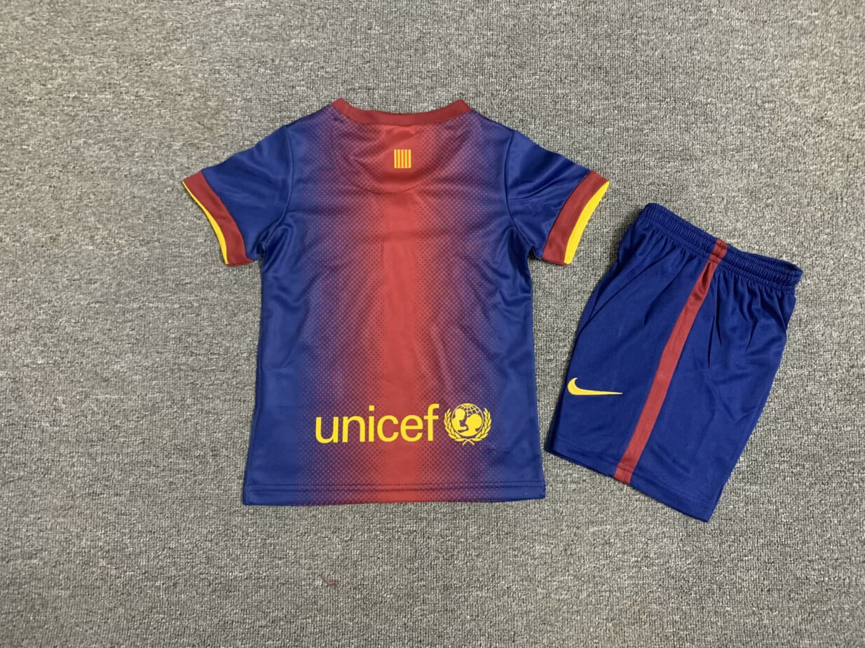 2012/2013 Retro Kids Size Barcelona Home Football Shirt 1:1 Thai Quality