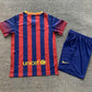 2013/2014 Retro Kids Size Barcelona Home Football Shirt 1:1 Thai Quality