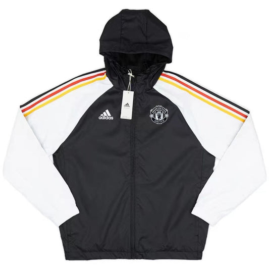 2024 Manchester United Black Windbreaker