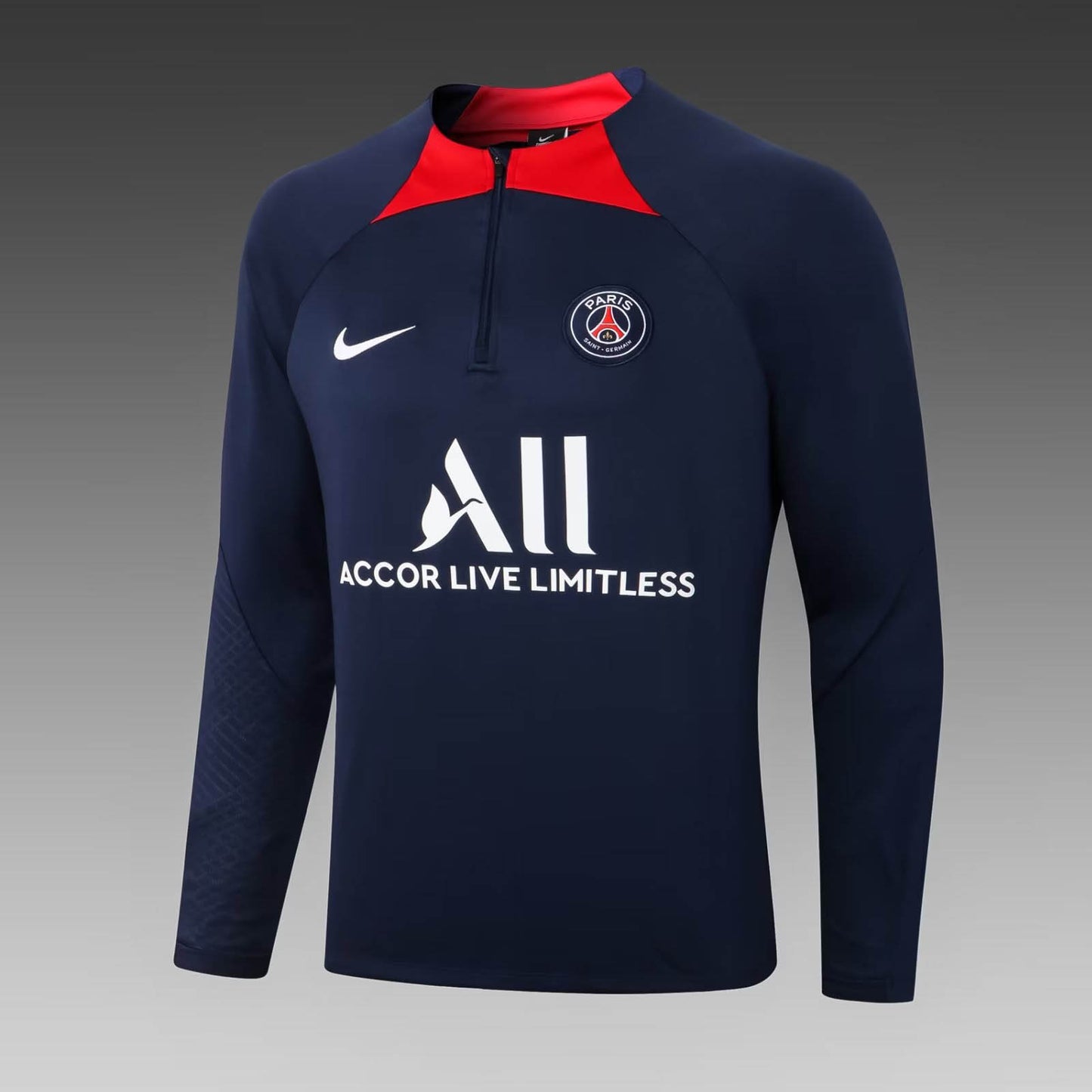 2022/2023 Psg Paris Saint-Germain Half-Pull Training Suit Royal Blue