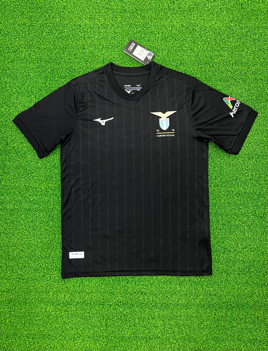 2425 Black Lazio Football  jersey Embroidered Fan Edition