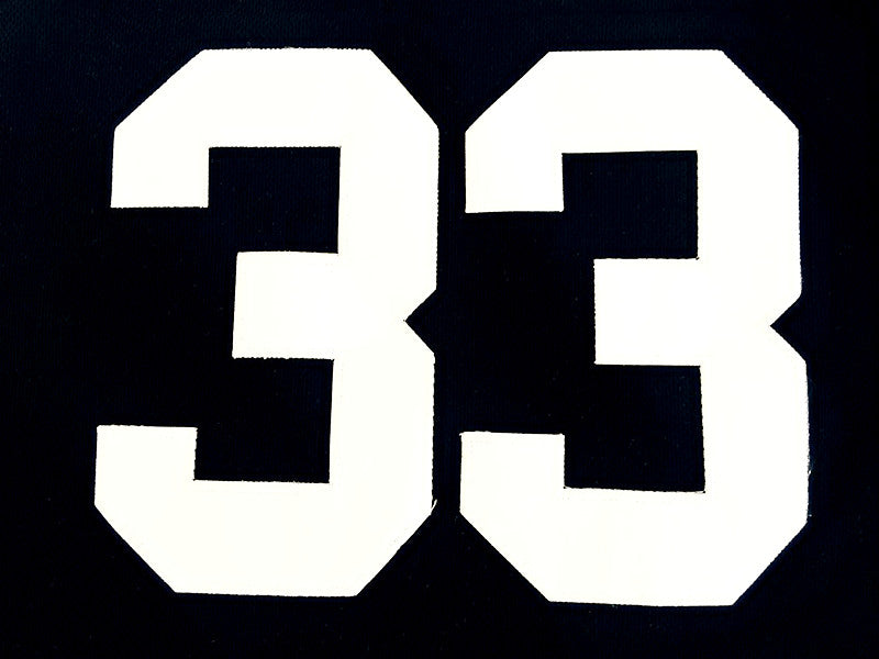 Kareem Abdul-Jabbar No. 33 High School Black Embroidered Jersey