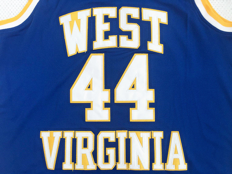 Jerry West Jerry West No. 44 University Blue Jersey