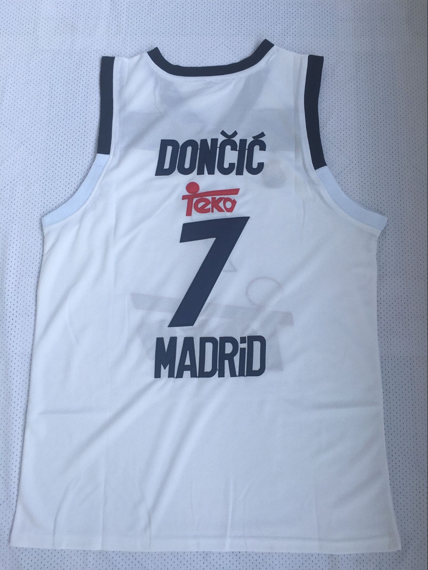 Euroleague No. 7 Luka Doncic white jersey