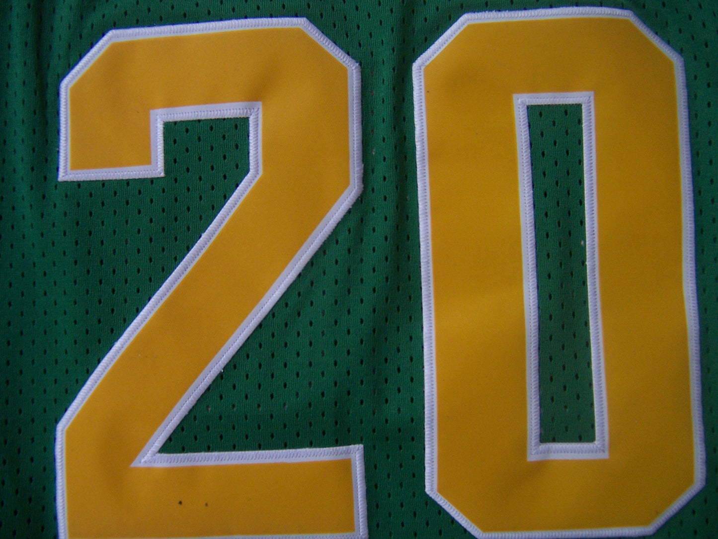 SuperSonics No. 20 Glove Gary Payton Green Jersey