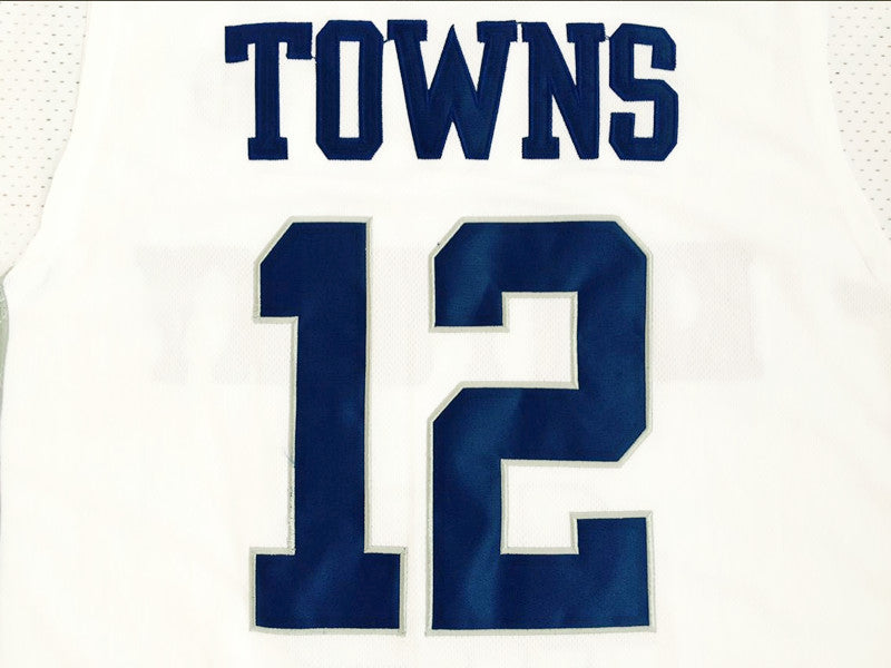 NCAA University of Kentucky No. 12 Towns white jersey