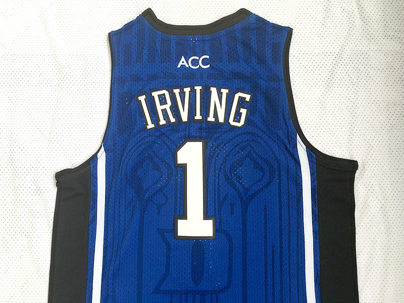 NCAA Duke University No. 1 Irving blue embroidered jersey