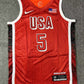 Unisex  USA Basketball Kelsey Plum Nike Red 2024 Swingman Player Jersey