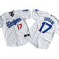 KID Youth Los Angeles Dodgers #17 Shohei Ohtani Royal White Base Jersey