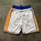 Golden State Warriors JUST DON retro shorts white