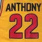 NCAA Oak Hill High School No. 22 Anthony Yellow Premium Mesh Jersey