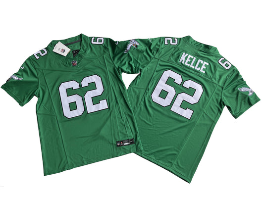 Philadelphia Eagles 62# Jason Kelce Vapor F.U.S.E. Limited Jersey