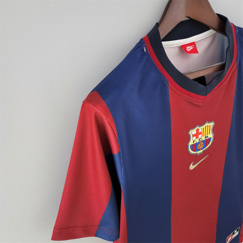 1998/1999 Retro Barcelona Football Shirt Home 1:1 Thai Quality