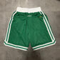 Boston Celtics JUST DON joint shorts green