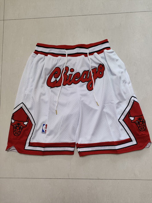 Chicago Bulls white one-piece pocket pants