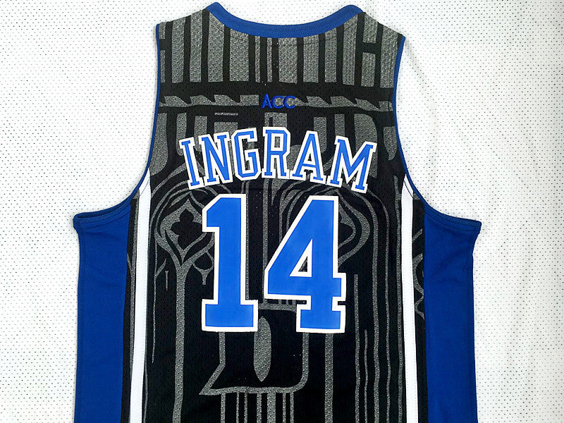 NCAA Duke University No. 14 Ingram black jersey