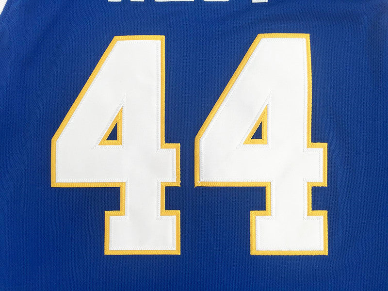 Jerry West Jerry West No. 44 University Blue Jersey