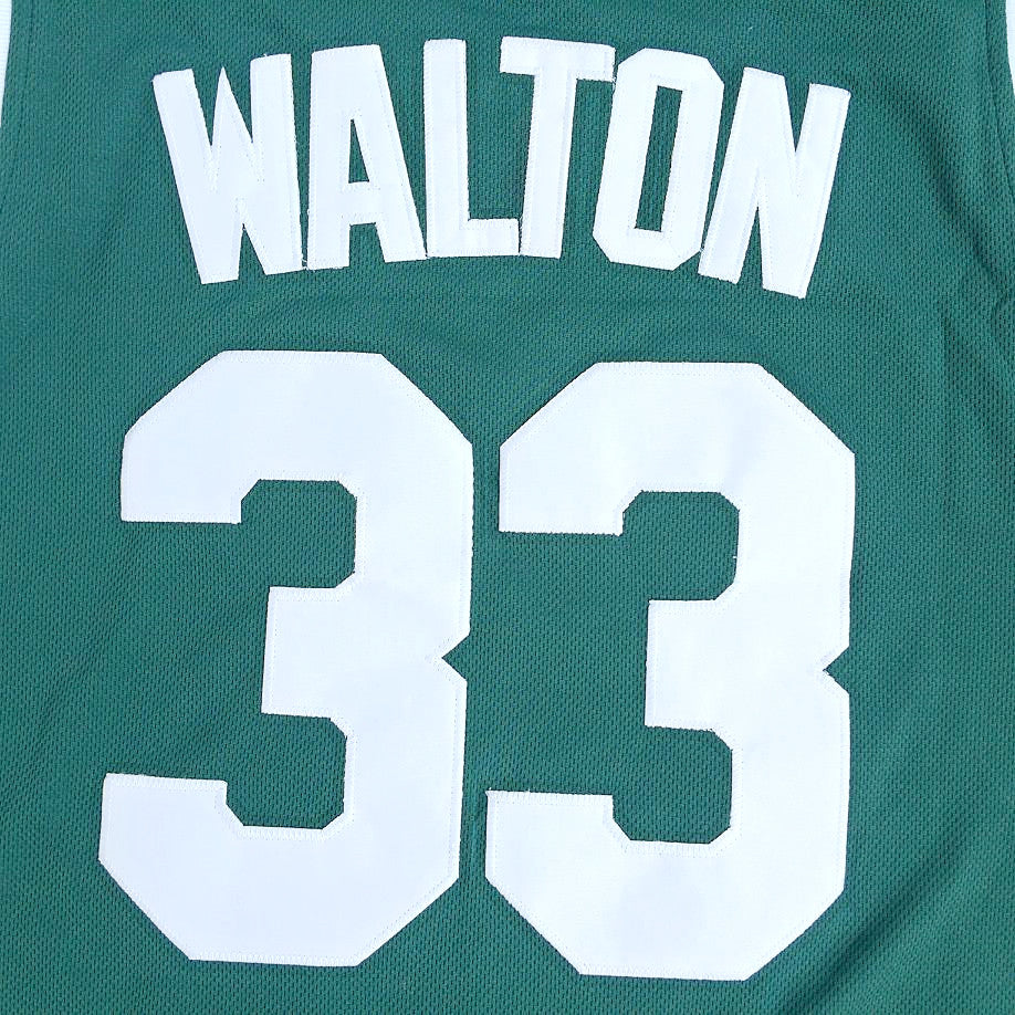 Bill Walton No. 33 Helix High School green embroidered jersey