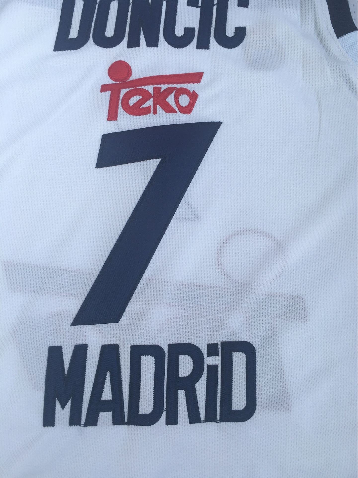 Euroleague No. 7 Luka Doncic white jersey