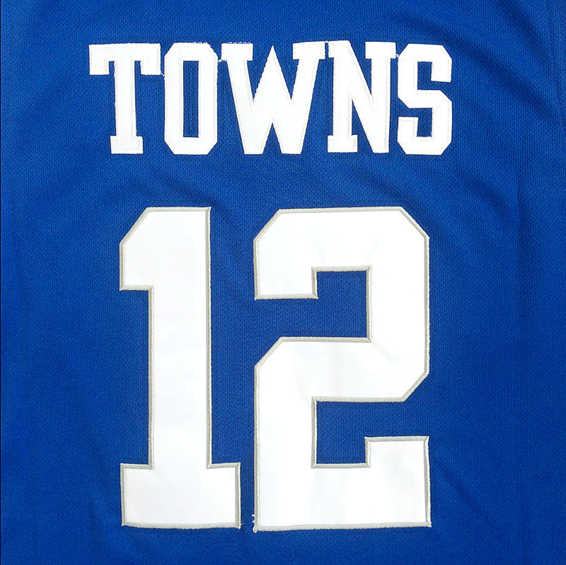 NCAA Kentucky No. 12 Towns blue jersey