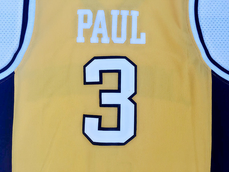 NCAA Wake Forest Chris Paul No. 3 Yellow Jersey