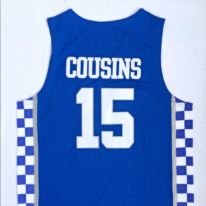 NCAA University of Kentucky No. 15 Cousins blue jersey