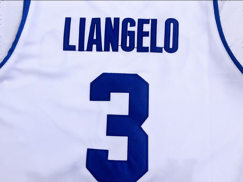 Litaoyuan League No. 3 LiAngelo Ball white jersey