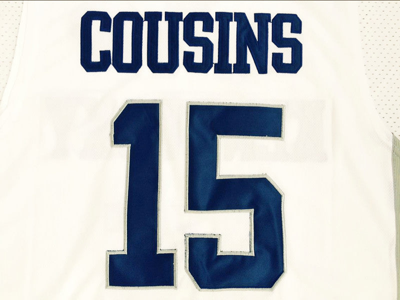 NCAA University of Kentucky No. 15 Cousins white jersey