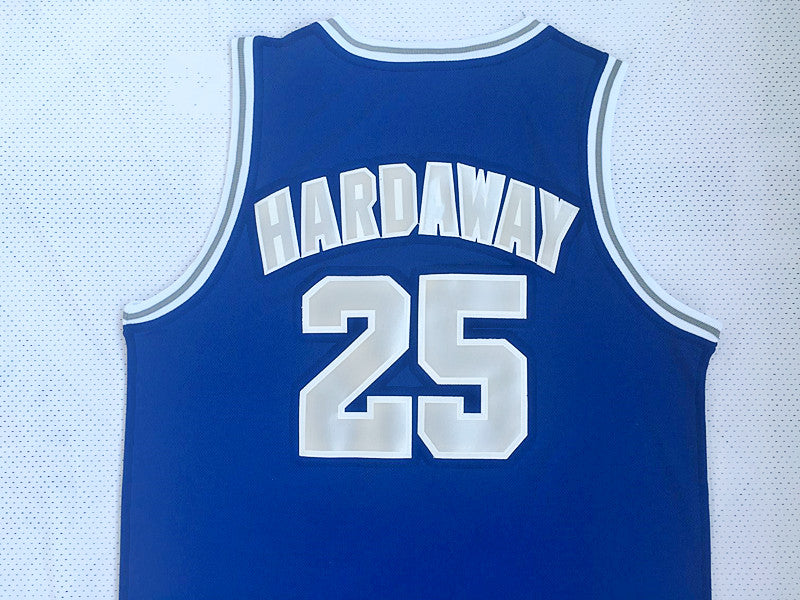 NCAA Memphis State No. 25 Hardaway blue jersey