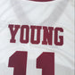 University of Oklahoma No. 11 Trae Young White Embroidered Jersey