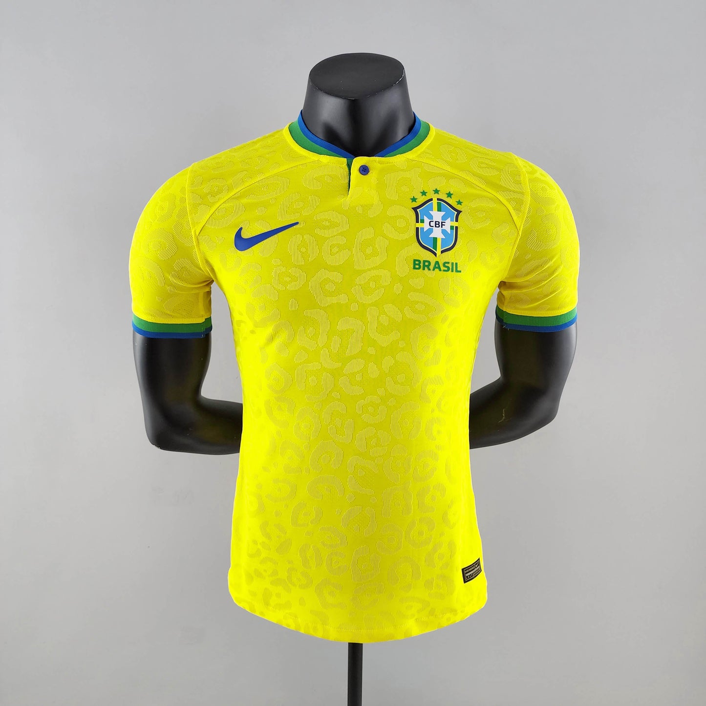 2022 FIFA World Cup Player Version Brazil Home Soccer Jersey