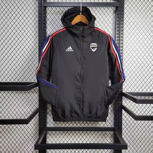 2024 Arsenal Black Windbreaker