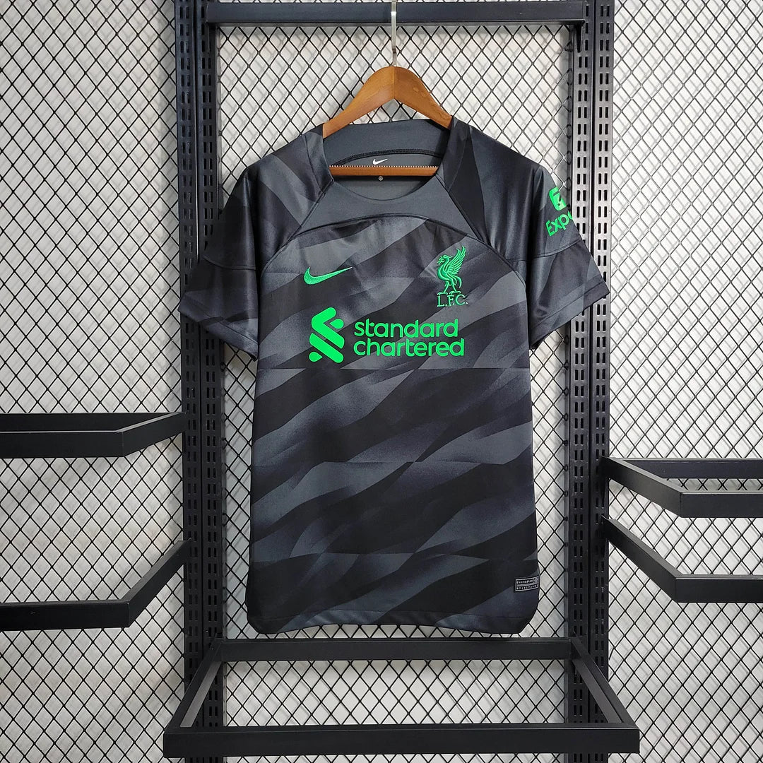 2023/2024 Liverpool Goalkeeper Black Soccer Jersey 1:1 Thai Quality