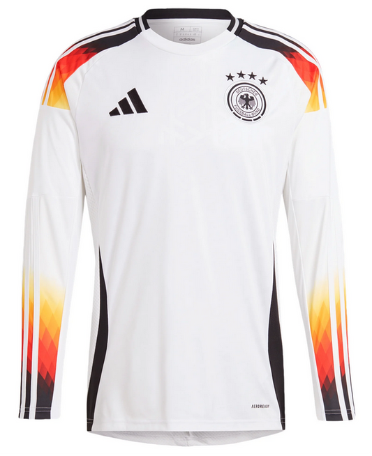 GERMANY EURO CUP HOME WHITE JERSEY 2024 LONG SLEEVE