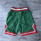 Chicago Bulls JUST DON co-branded shorts-green