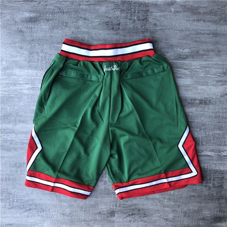 Chicago Bulls JUST DON co-branded shorts-green