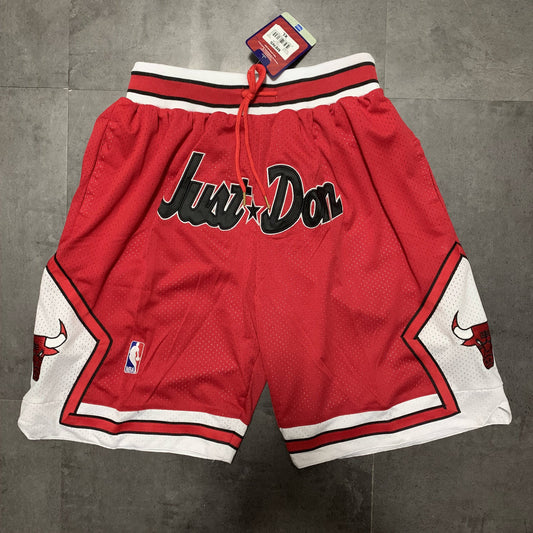 Chicago Bulls JUST DON shorts red