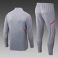 2022/2023 Lyon Half-Pull Training Suit Grey Football Shirt