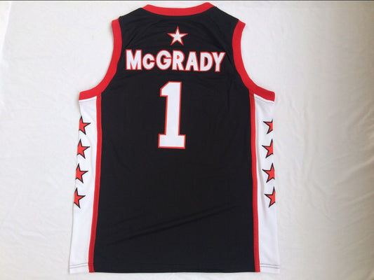 NCAA Mount Zion Christian College No. 1 McGrady Black University Edition Jersey