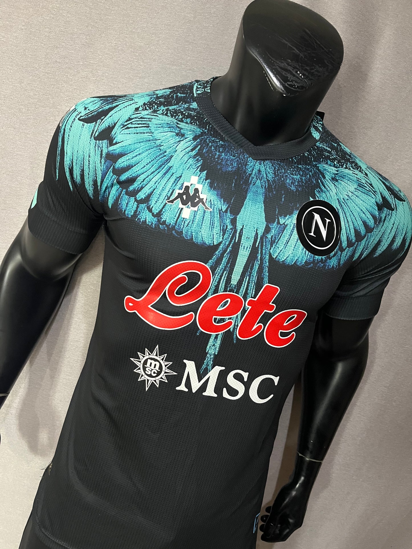 2024-25 Player Edition Napoli Black Co-branded Jersey