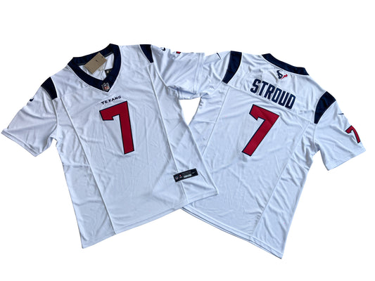 Houston Texans 7# C.J. Stroud  White  Vapor F.U.S.E. Limited Jersey