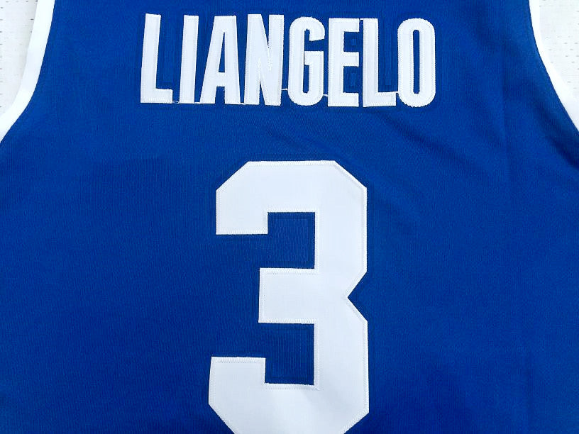 LiTaoyuan League No. 3 LiAngelo Ball new fabric blue jersey