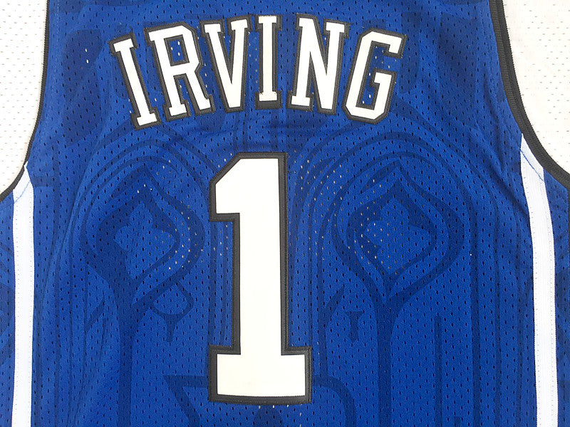 NCAA Duke University No. 1 Irving blue embroidered jersey