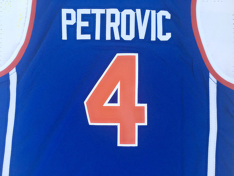 Croatian league number 4 Piedrovic blue jersey