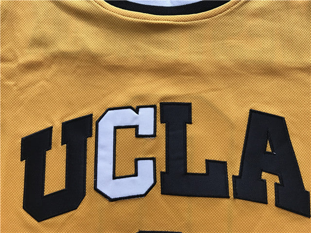 NCAA UCLA No. 0 Westbrook Yellow Jersey