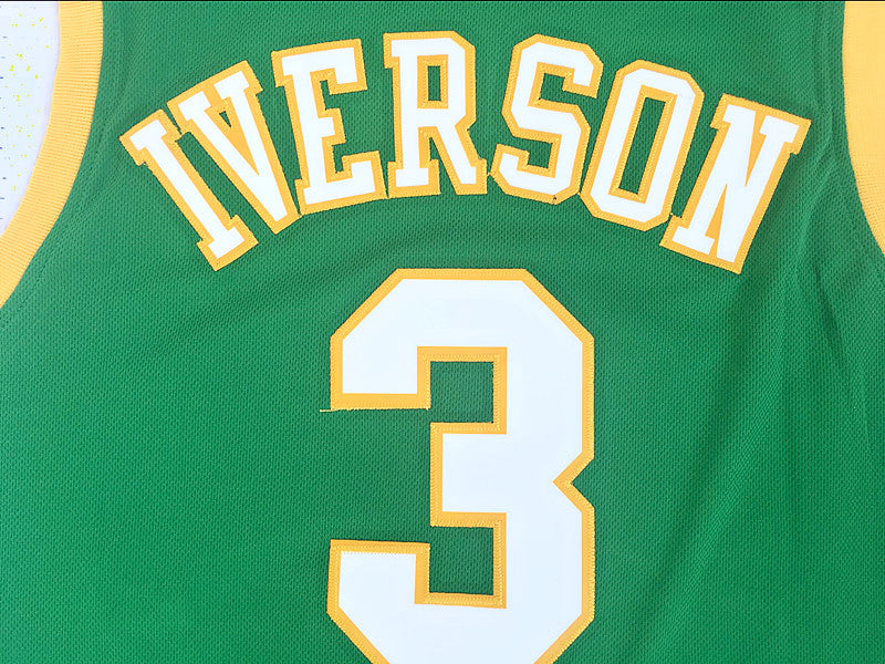 Iverson High School No. 3 Green Jersey