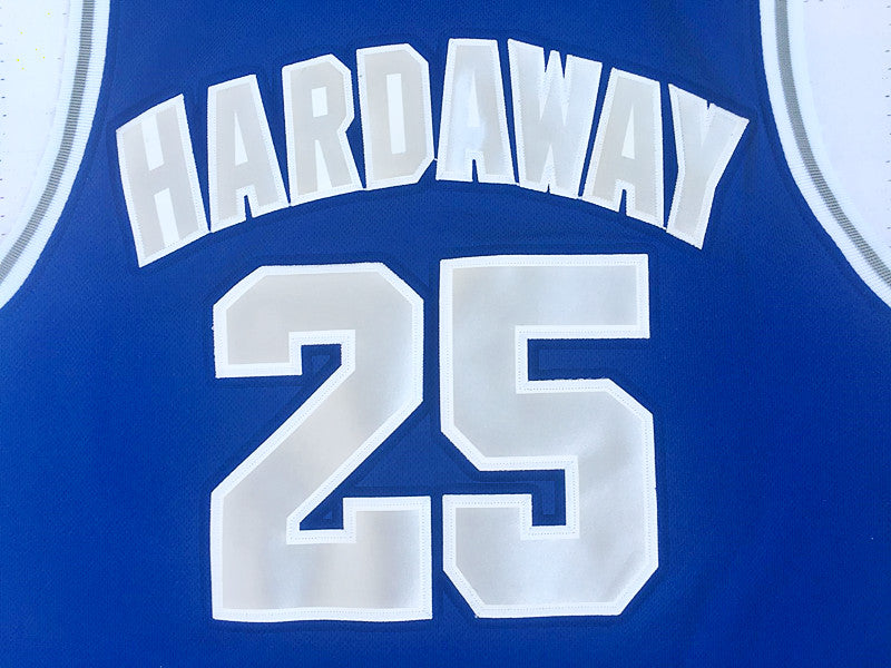 NCAA Memphis State No. 25 Hardaway blue jersey