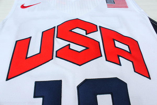 2012 American Dream Team No. 12 Harden White Embroidered Jersey